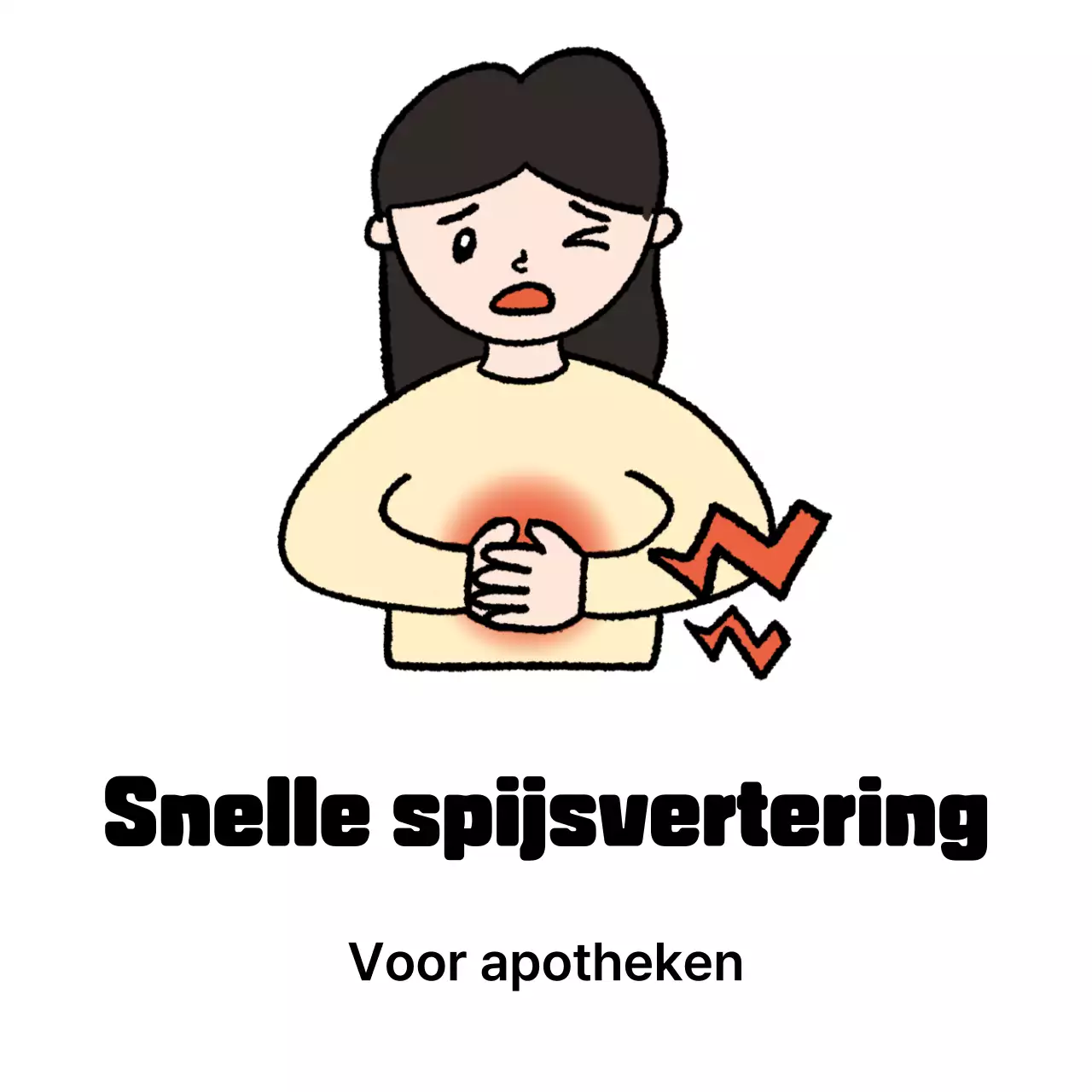 Zwarte Eenvoudige Gezondheidsadvertentie