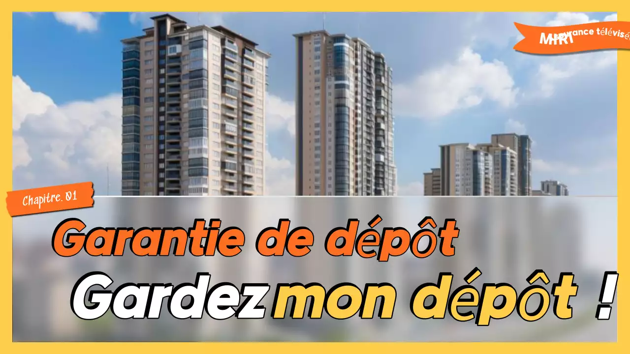 Publicité sur l'assurance-bail moderne Orange