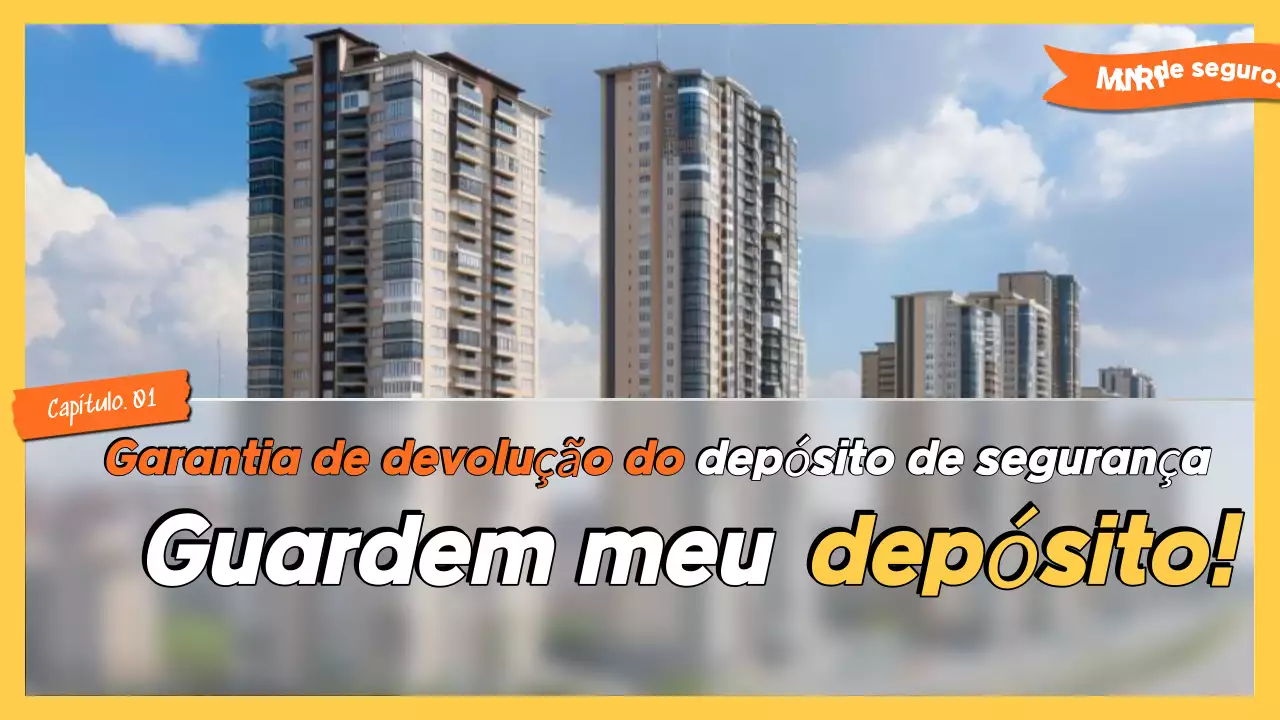 Anúncio de Seguro de Locação Moderna Orange