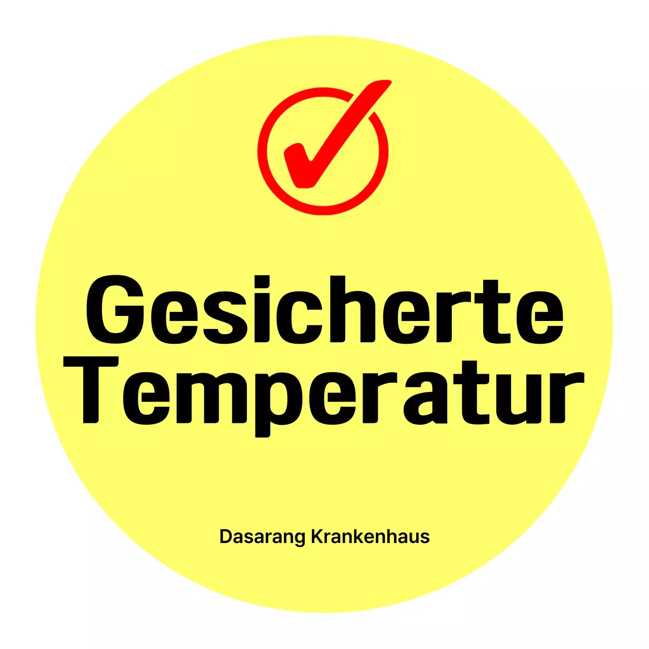 Kampagne „Gelb sauber, Gesundheit und Sicherheit“