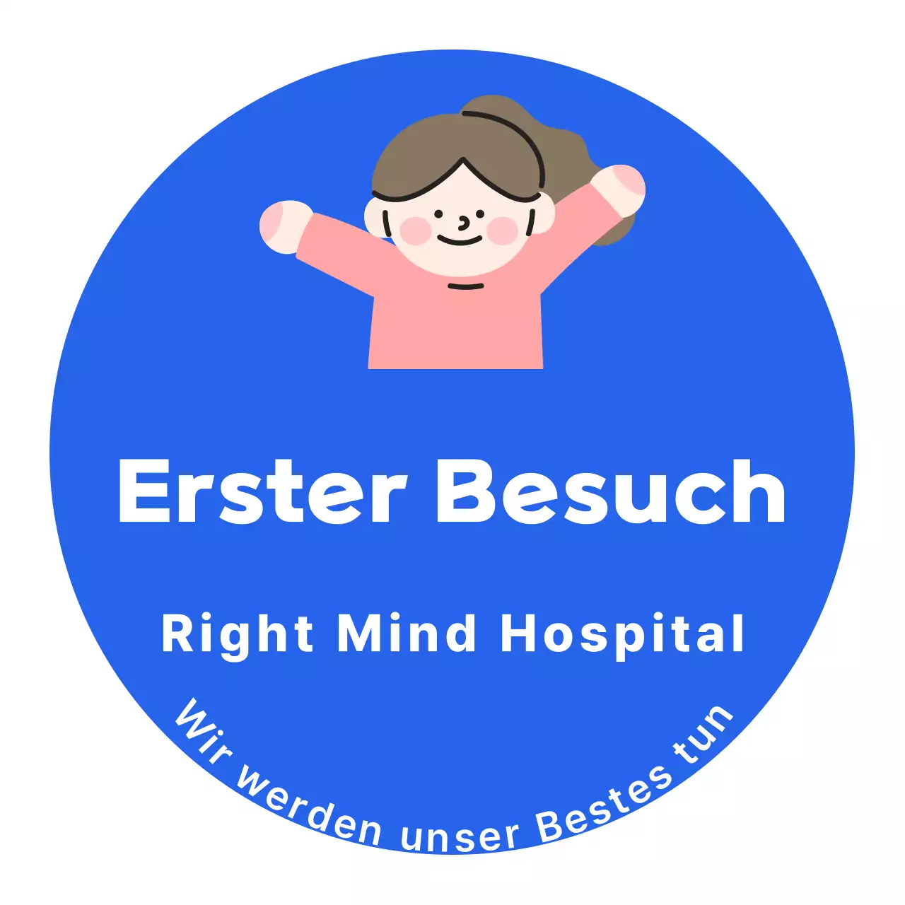 Blue Simple Krankenhausführer