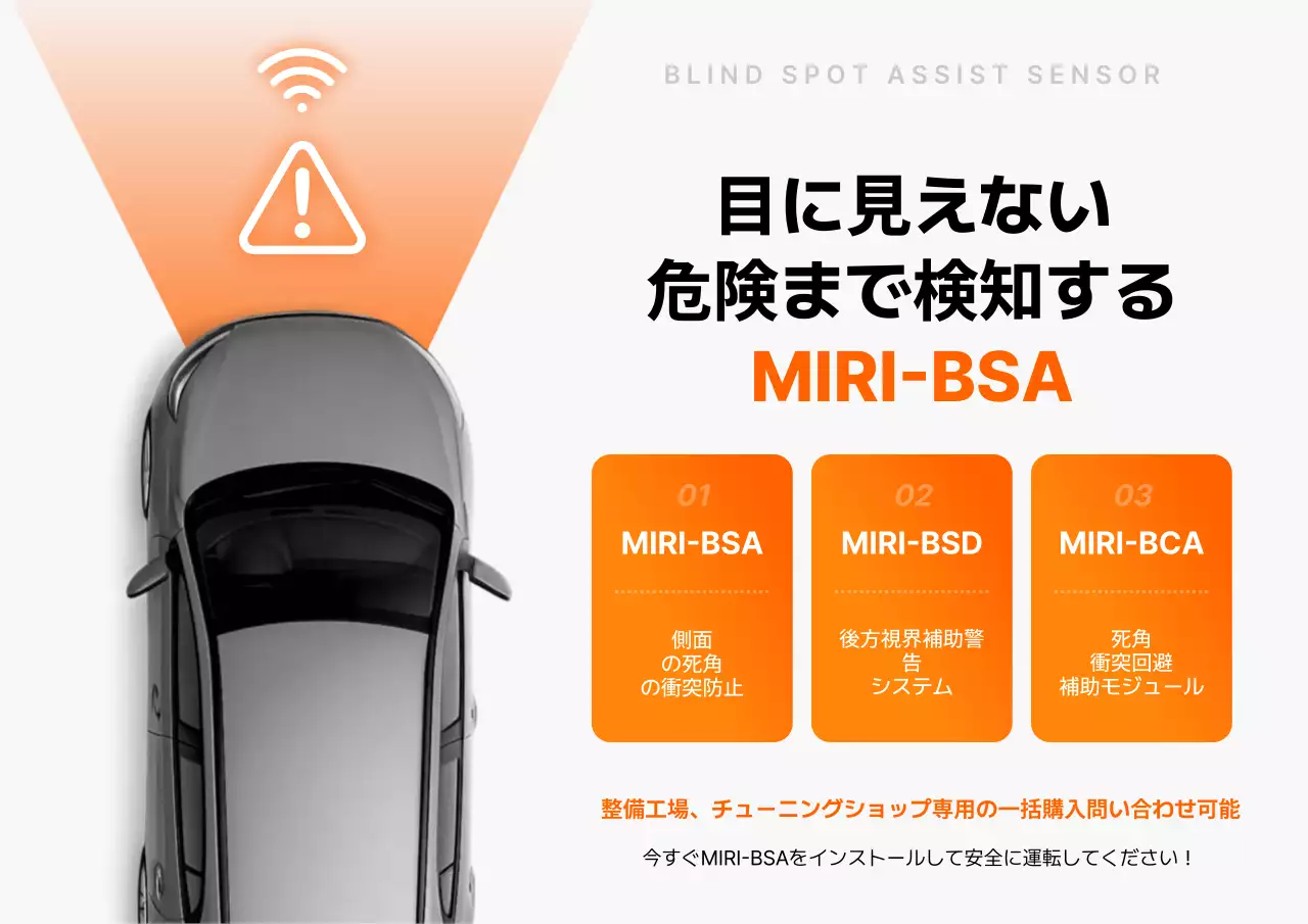 オレンジ モダン 自動車 ポスター