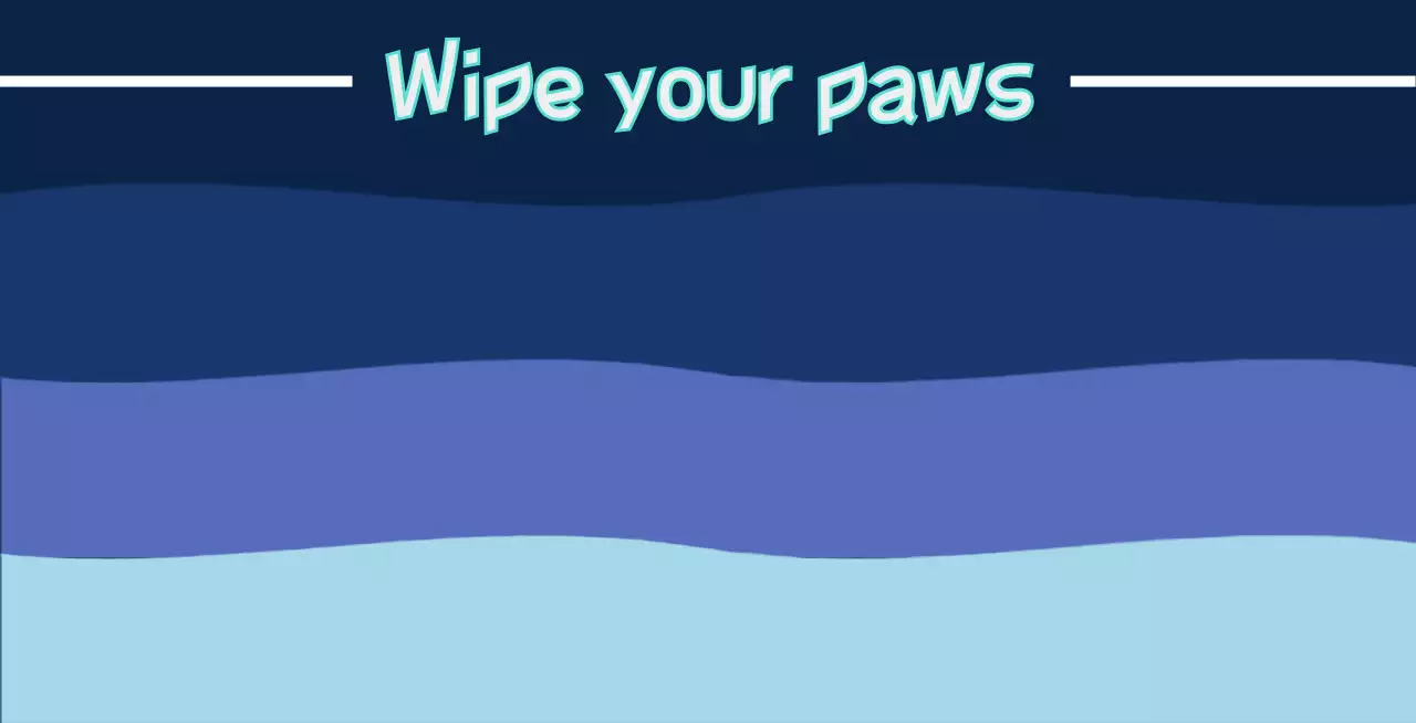 하늘색 깔끔 생활 안내