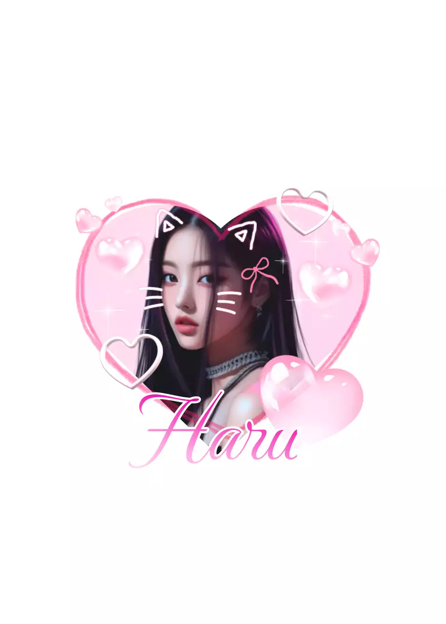 ピンク かわいい キャラクター ポスター 推し活