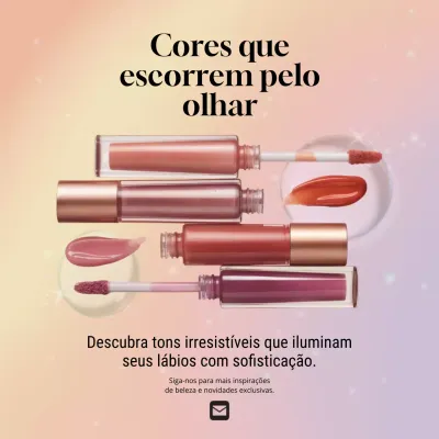 Postagem de promoção de beleza moderna bege no Instagram