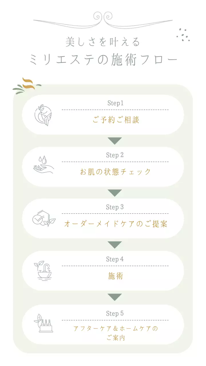 白 モダン 美容 ポスター