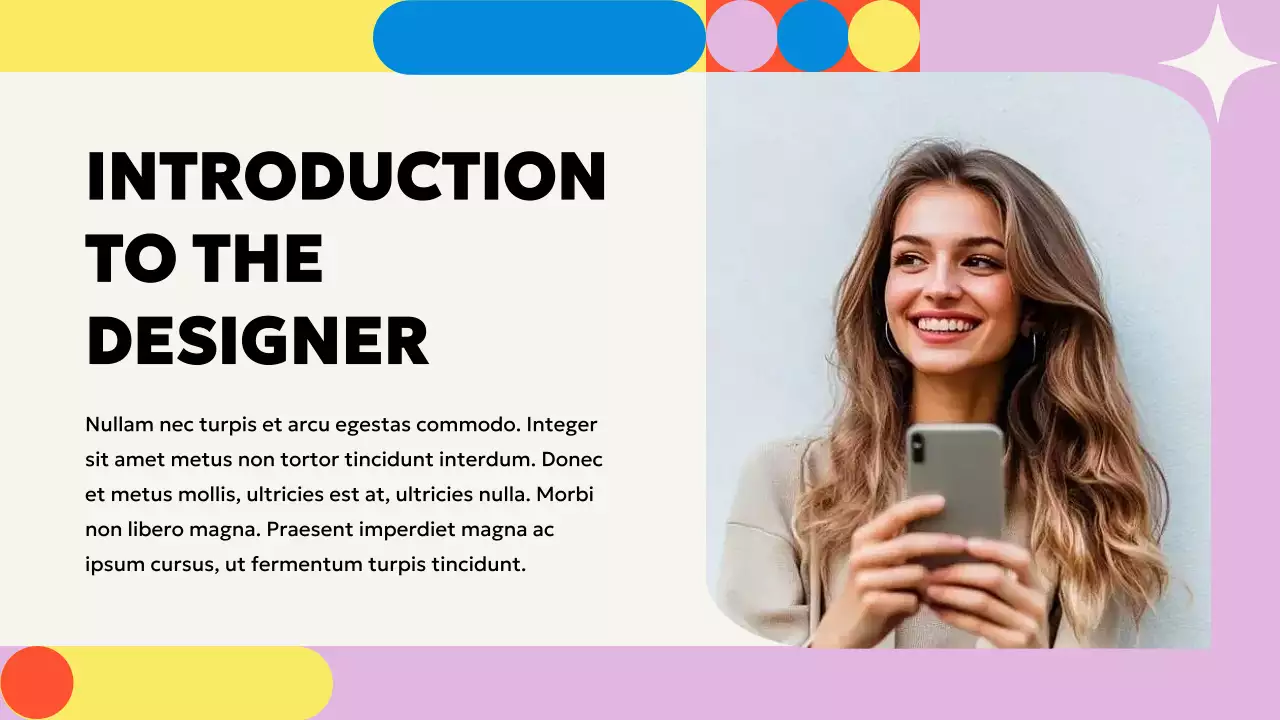 블랙 모던 디자이너의 포트폴리오