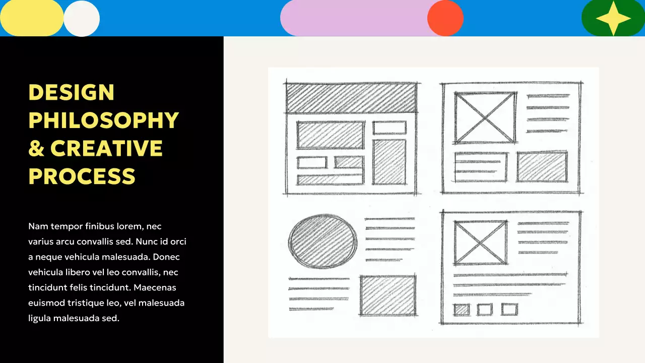 블랙 모던 디자이너의 포트폴리오