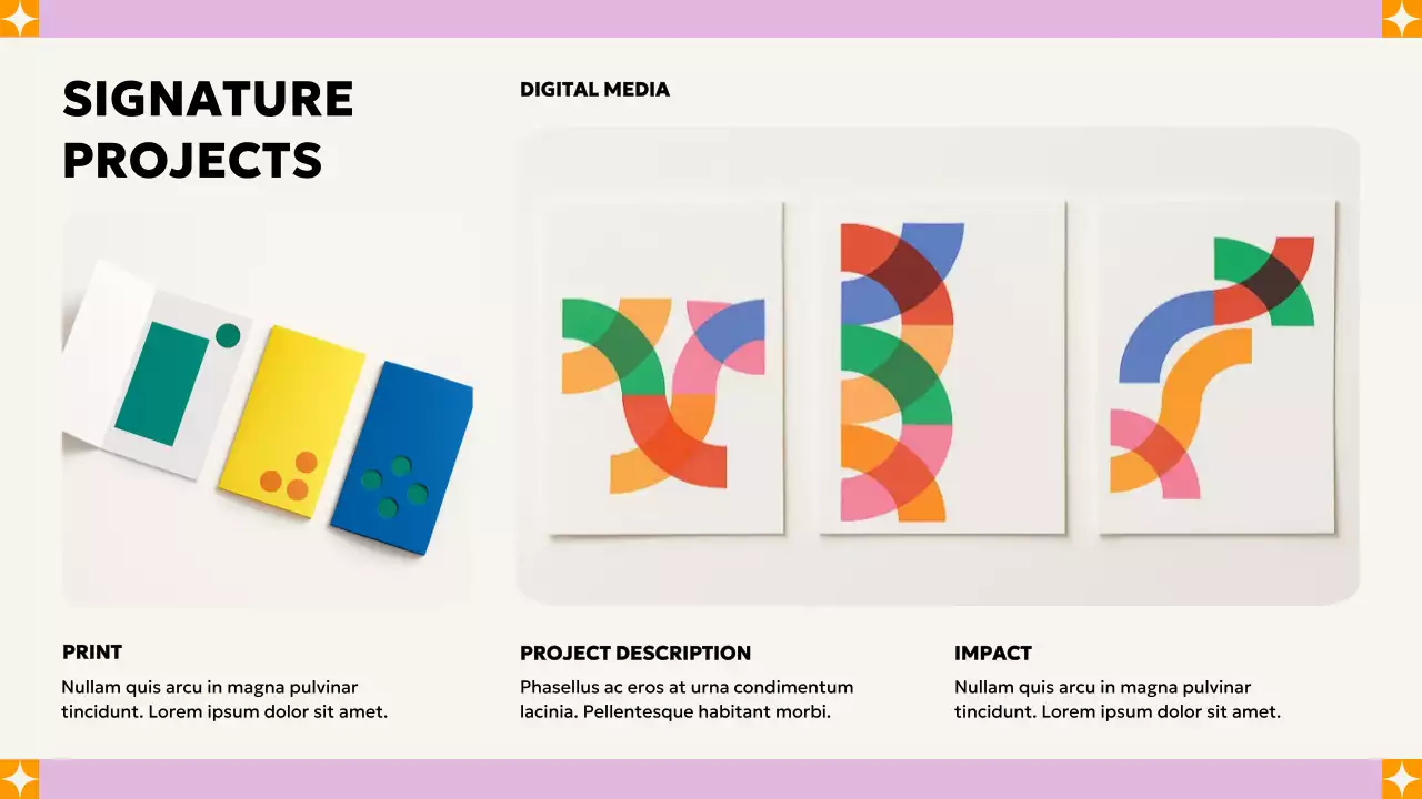 블랙 모던 디자이너의 포트폴리오