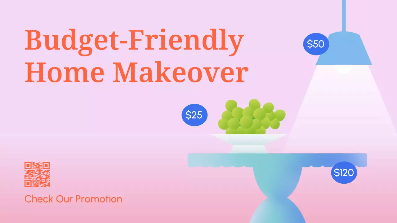 Pink Modern Home Promotion