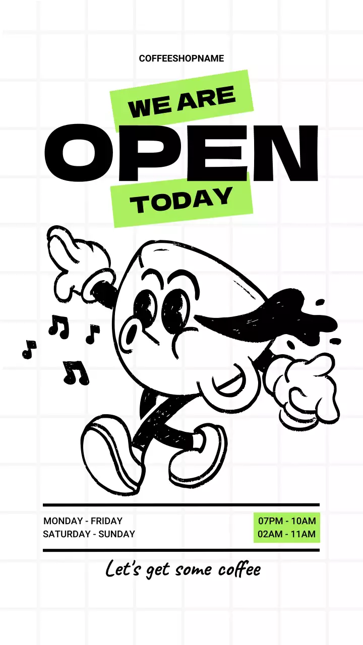 오늘 영업합니다 공지