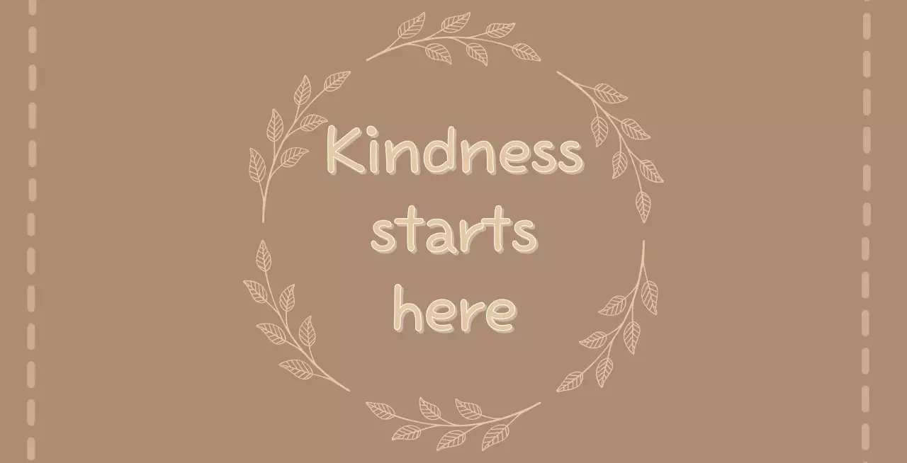 갈색 심플 캠페인 포스터