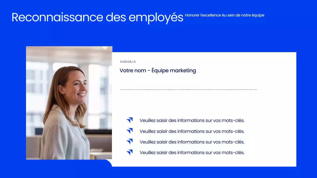 Présentation de la réunion publique Blue Professional