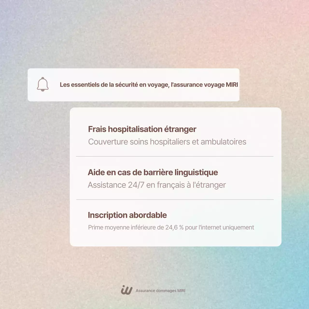 Publicité pour l'assurance voyage Yeon Bora Clean