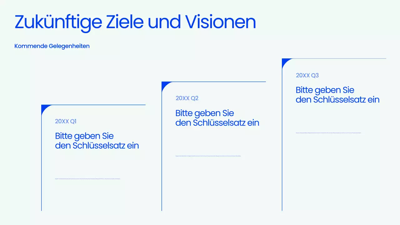 Blaue professionelle Town Hall Meeting Präsentation