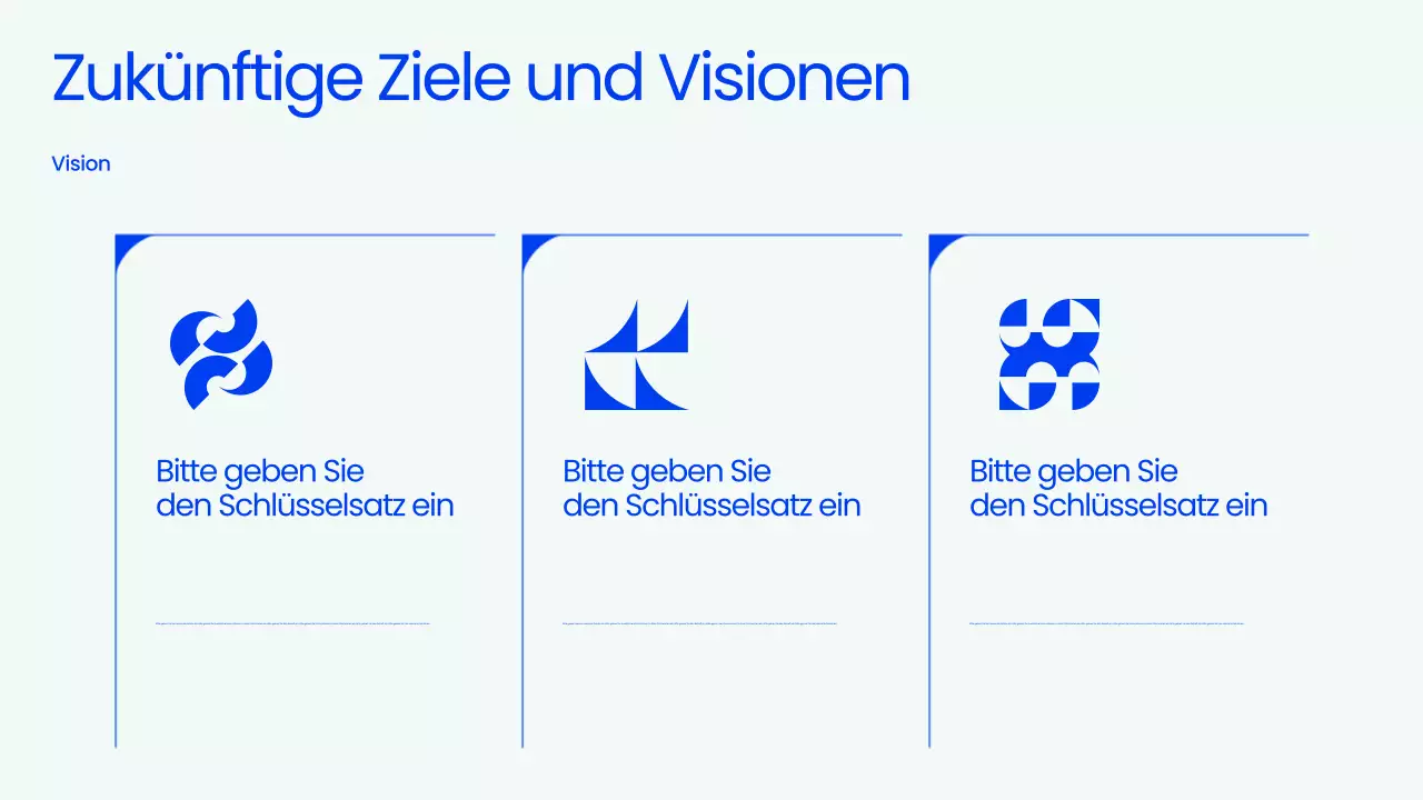 Blaue professionelle Town Hall Meeting Präsentation