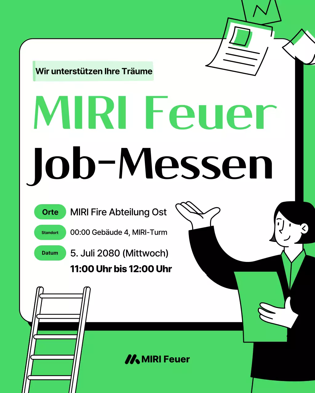 Green Clean-Arbeitsbeschreibungs-Sitzungshandbuch