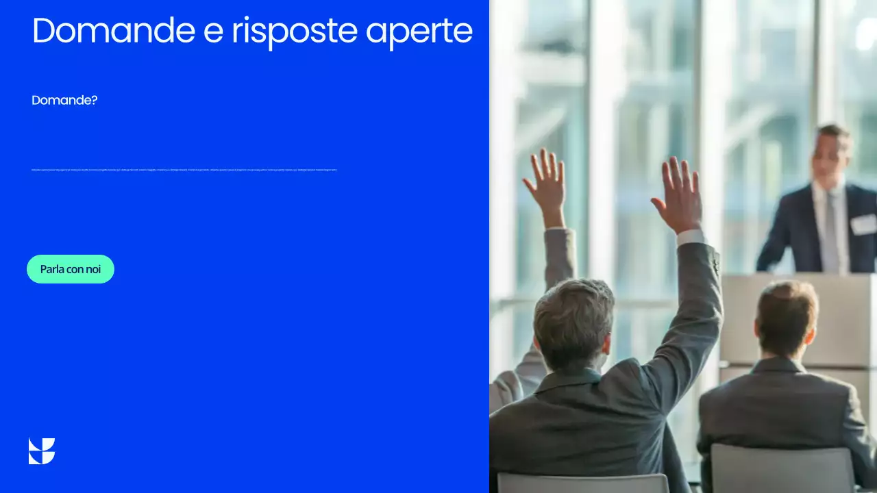 Presentazione dell'incontro pubblico Blue Professional