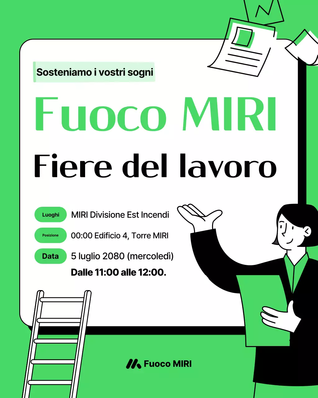 Guida alla sessione di descrizione del lavoro Green Clean