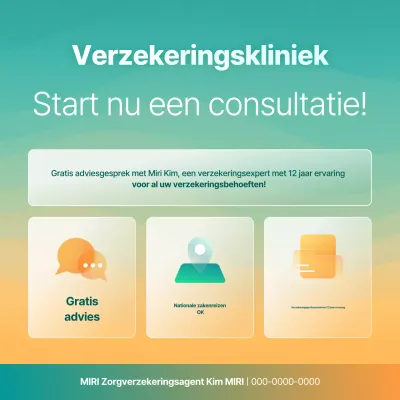 Advertentie voor Mint Clean Insurance Consulting