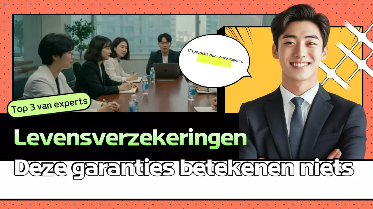 Oranje Retro Verzekeringsadvertentie