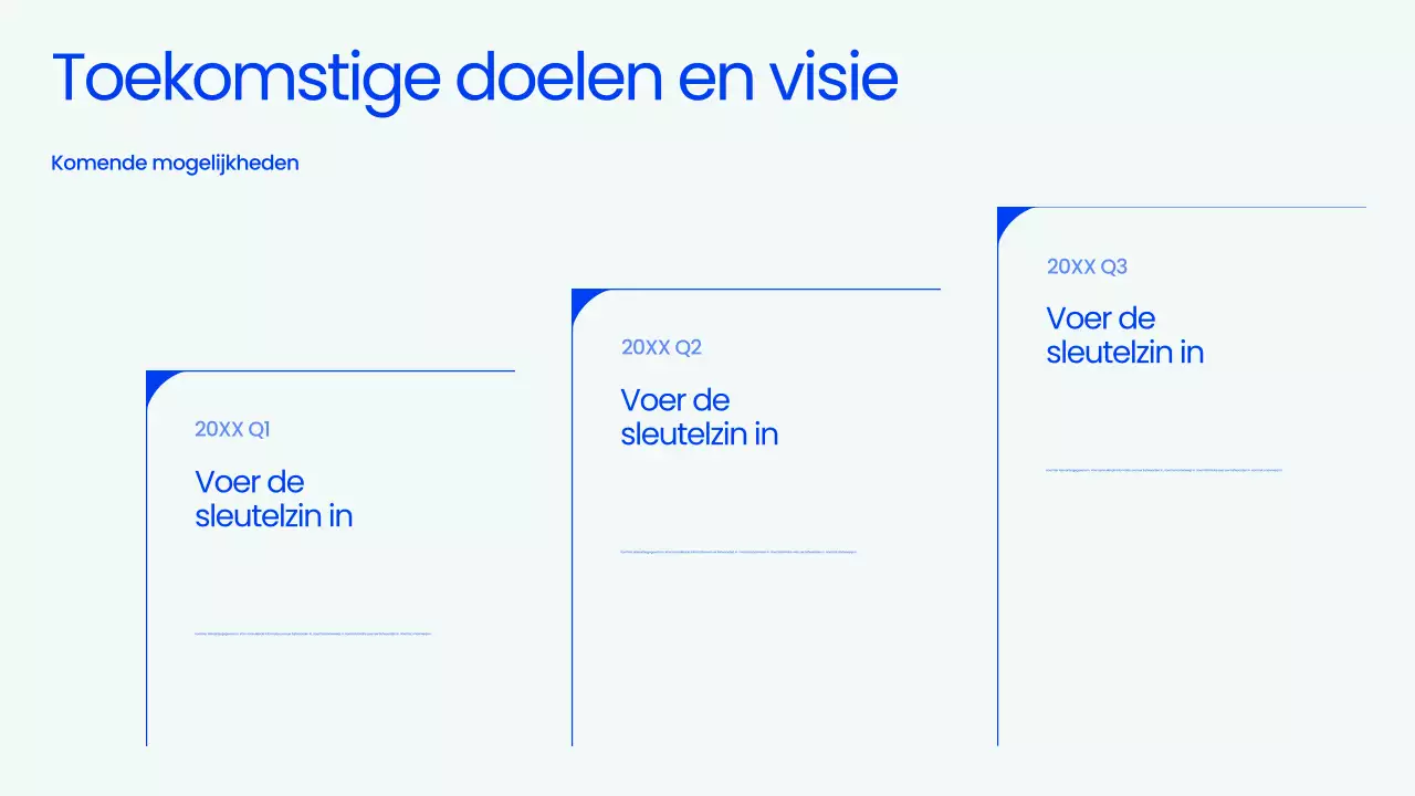 Presentatie van de Blue Professional Town Hall Meeting