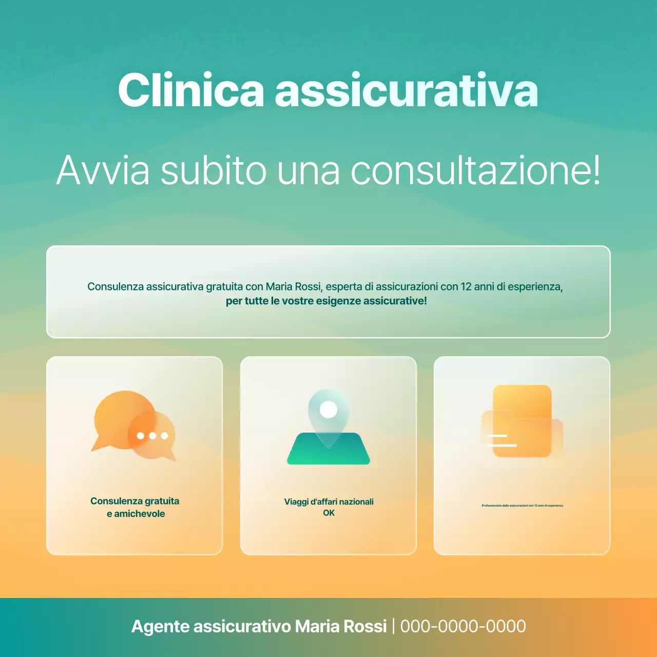 Pubblicità di Mint Clean Insurance Consulting