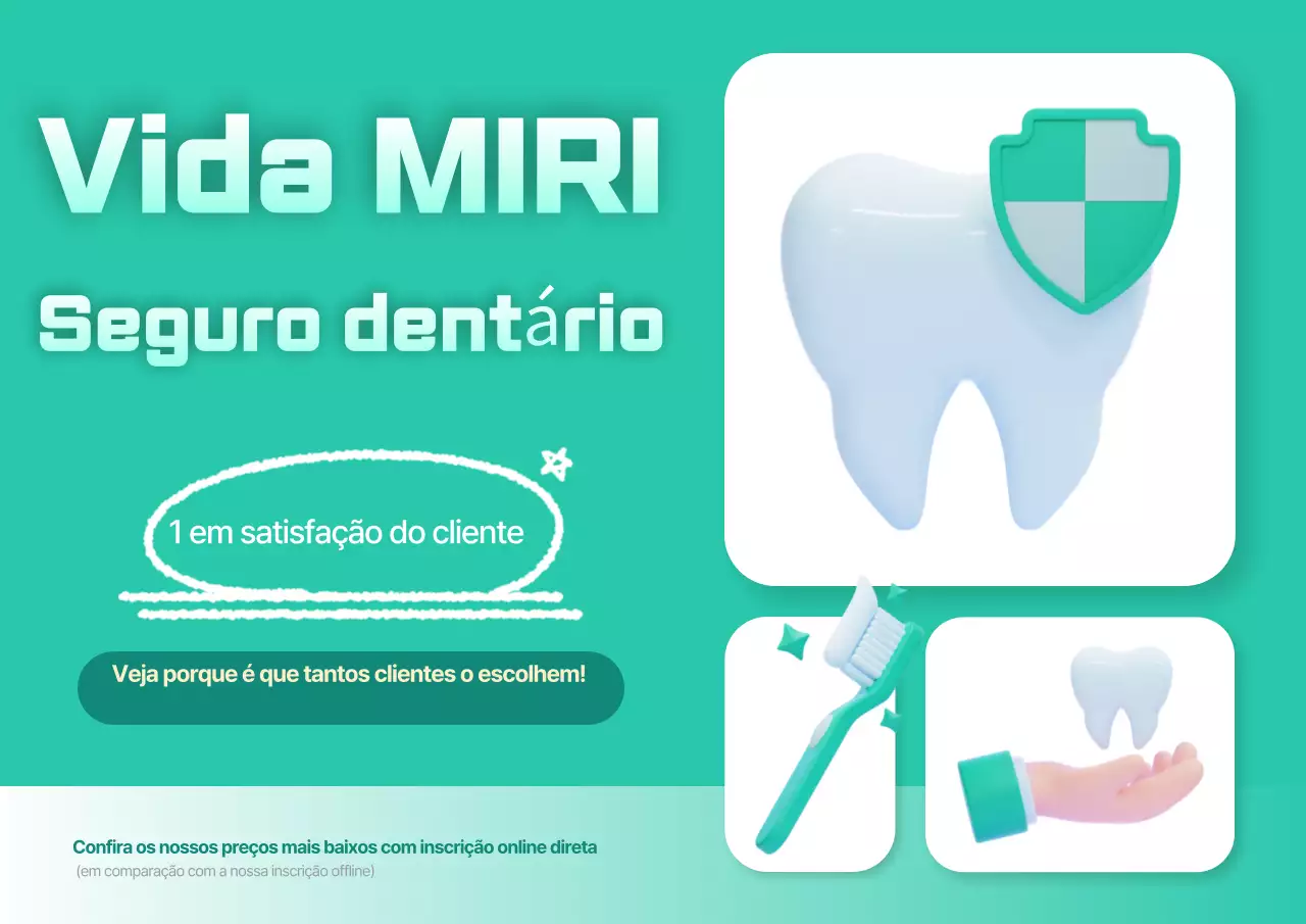 Anúncio de Seguro Moderno Mint