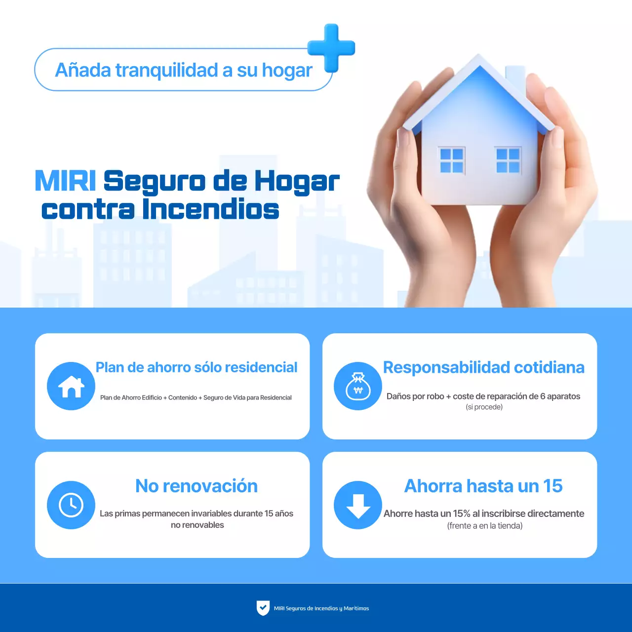 Anuncio de Blue Modern Insurance