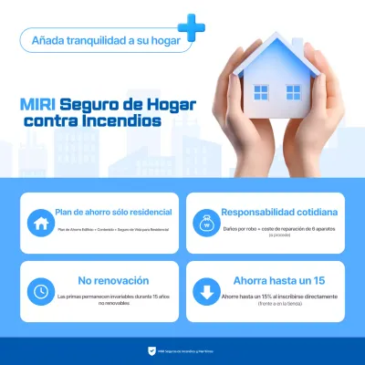 Anuncio de Blue Modern Insurance