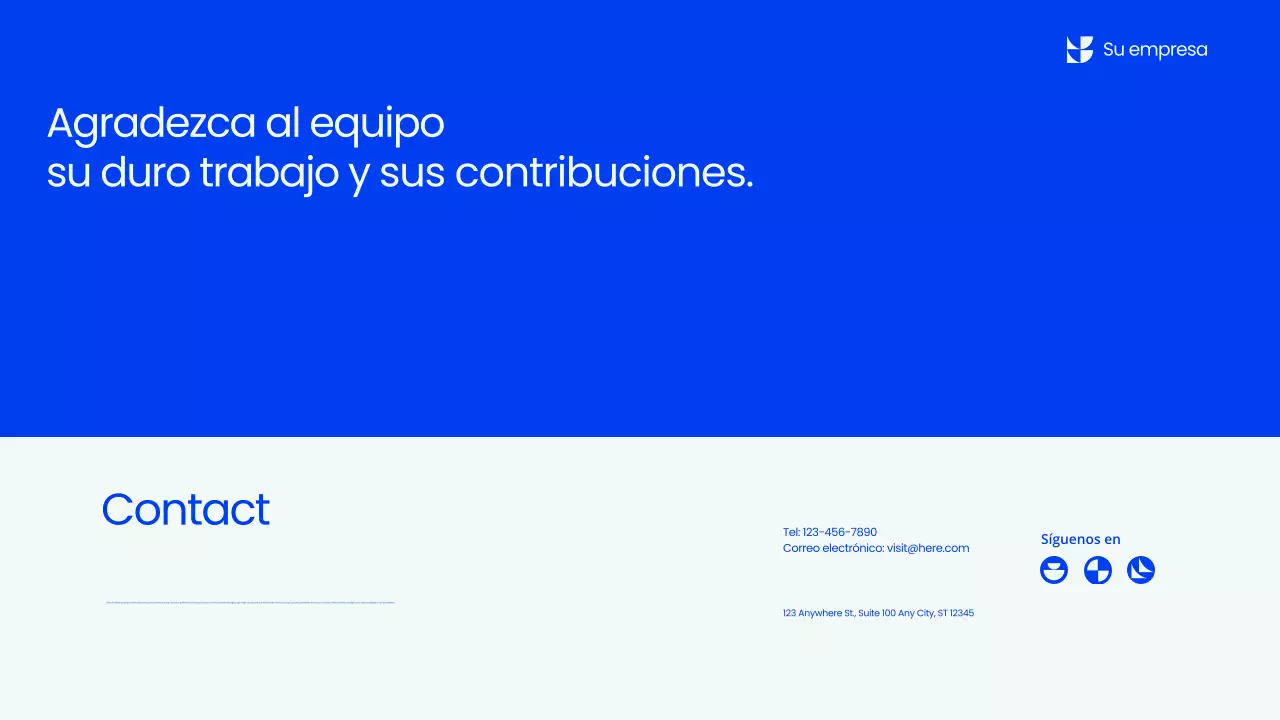 Presentación de la reunión del ayuntamiento profesional de Blue