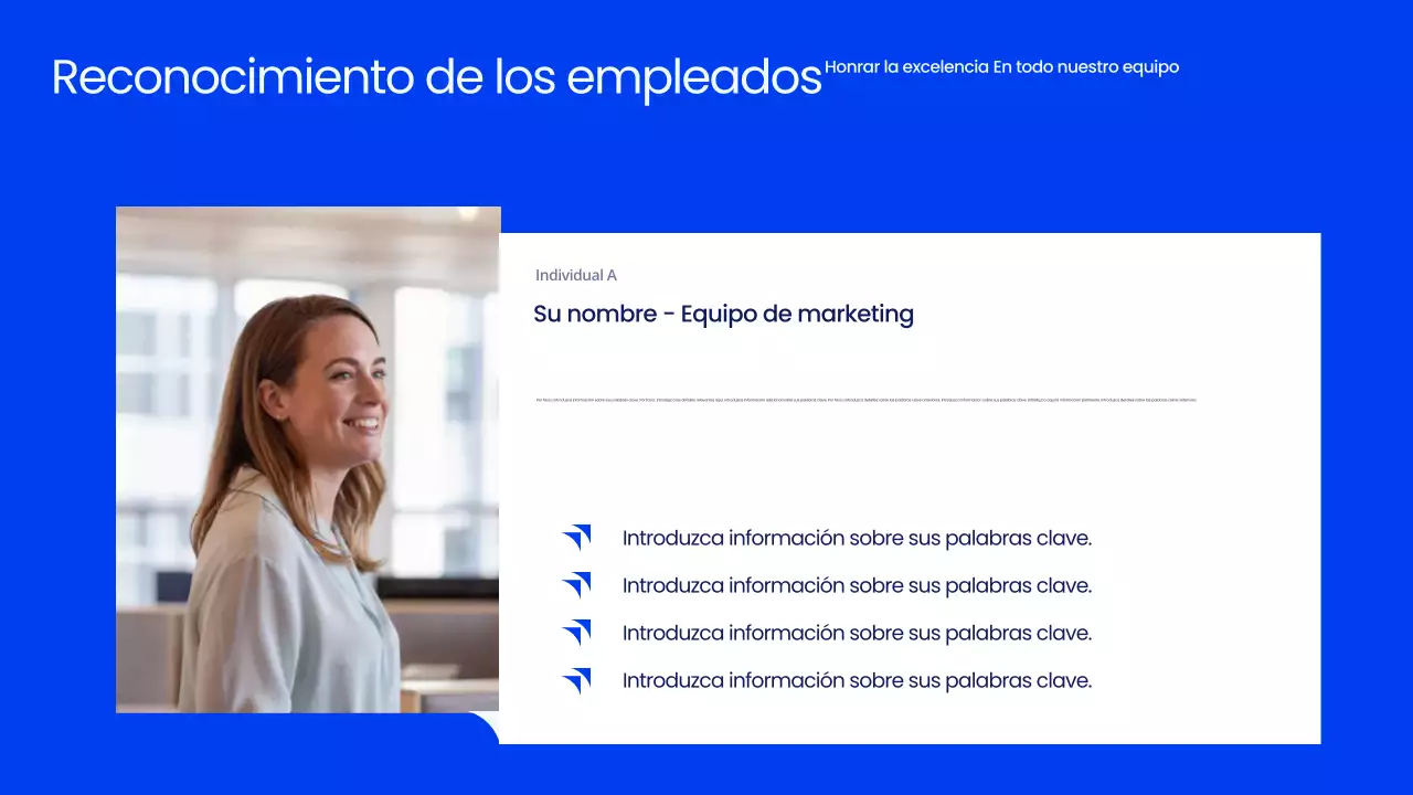 Presentación de la reunión del ayuntamiento profesional de Blue