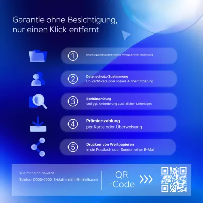 Beschreibung von Blue Modern Insurance