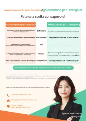 Pubblicità della Guida all'assicurazione Orange Clean