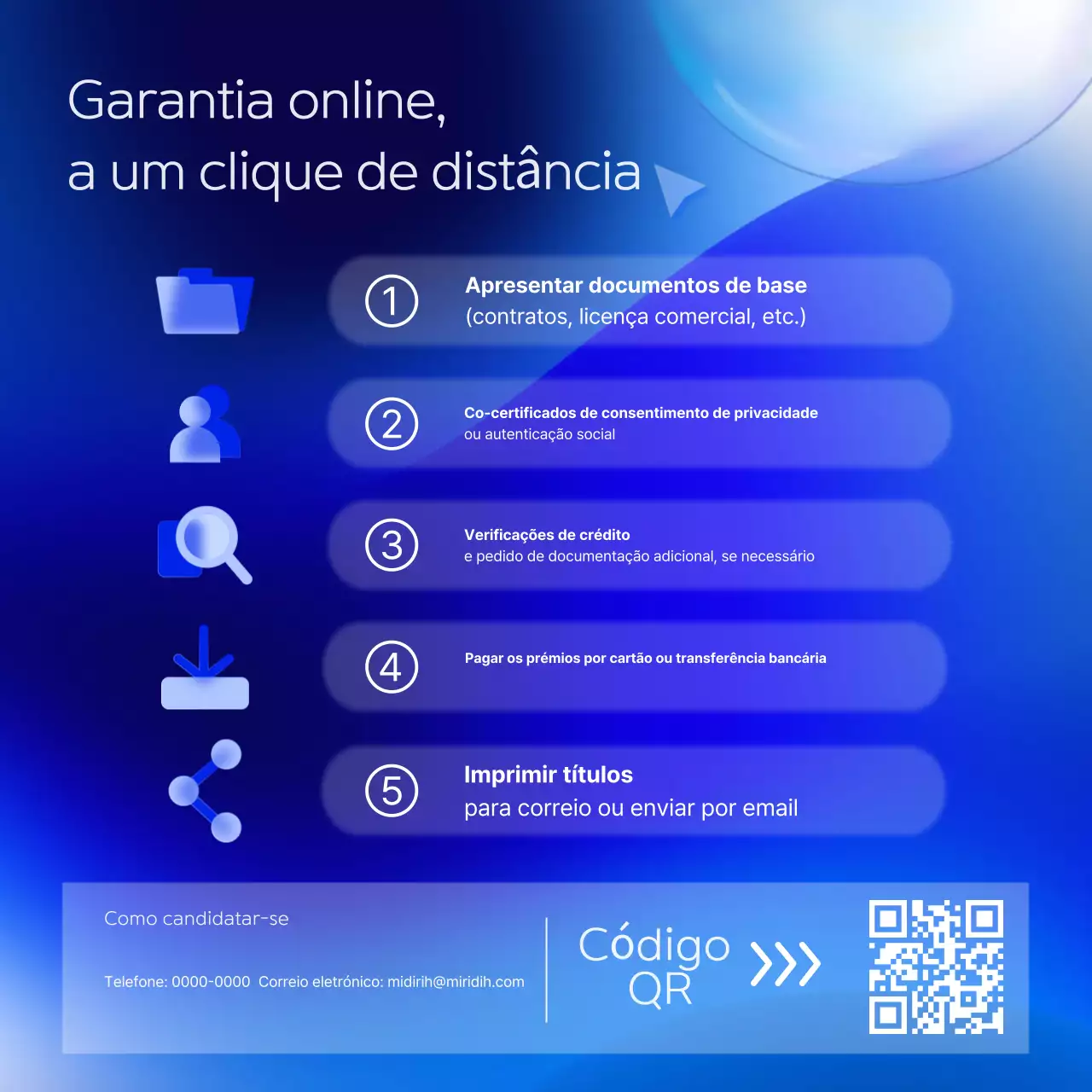 Descrição do Seguro Blue Modern