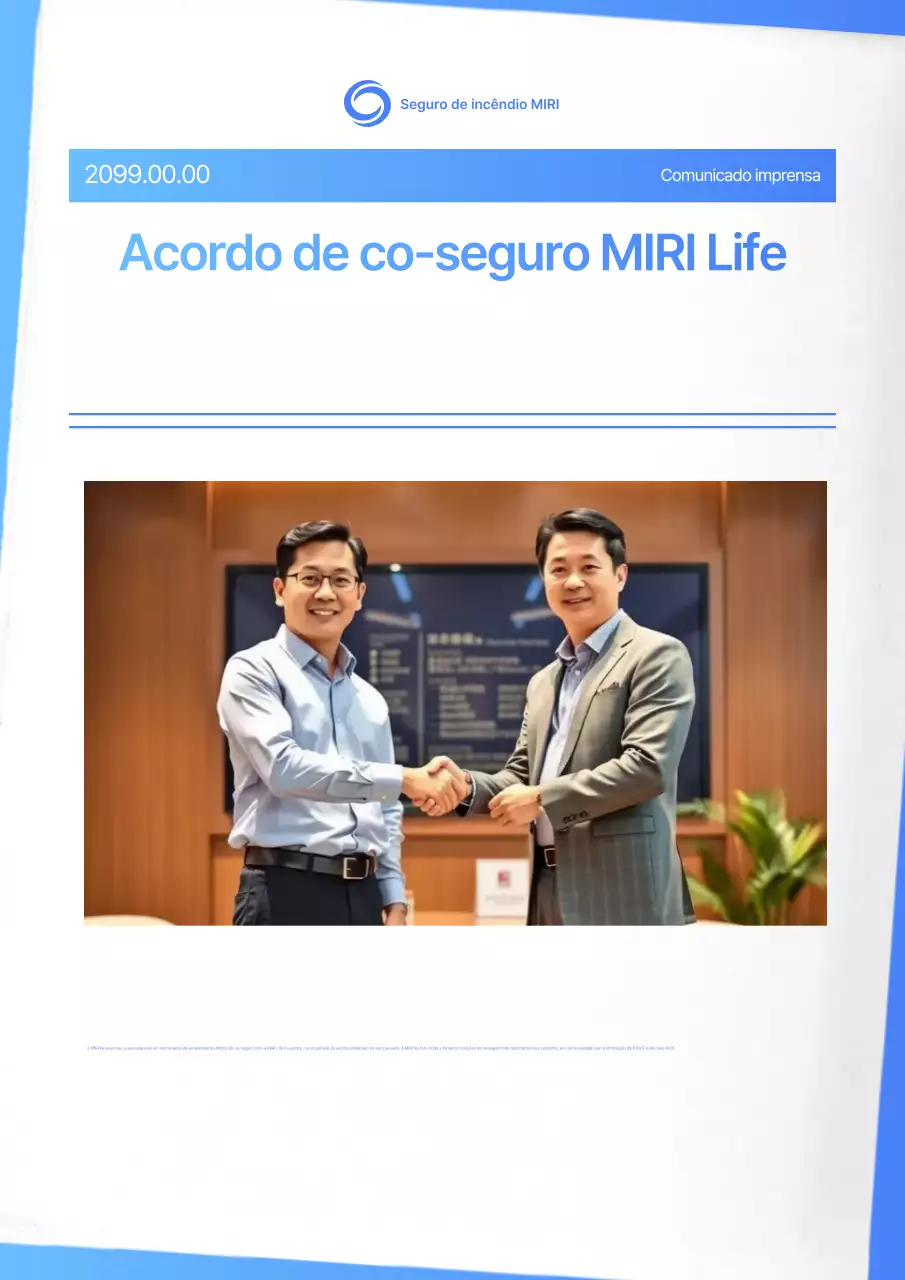 Descrição do Contrato de Seguro Blue Modern
