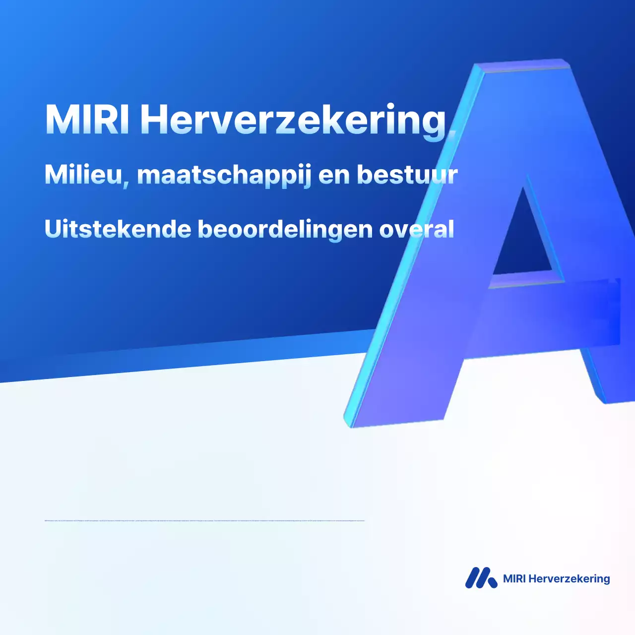 Promotie van Blue Modern ESG-rating