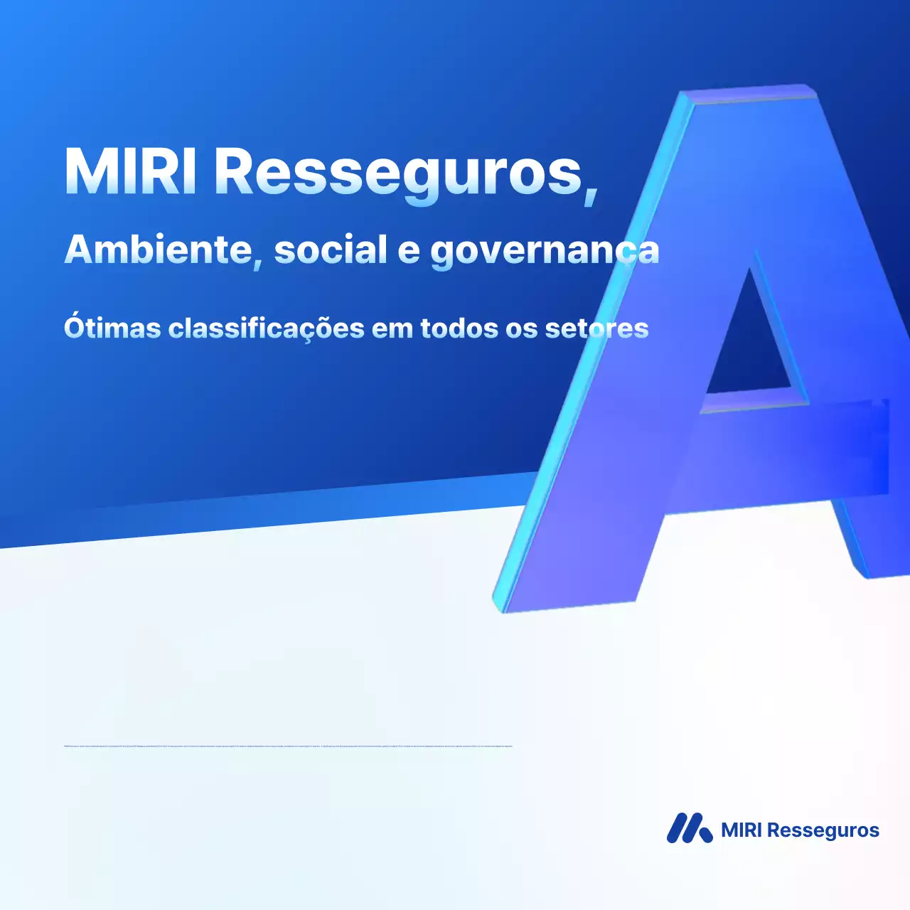 Promoção de classificação ESG da Blue Modern