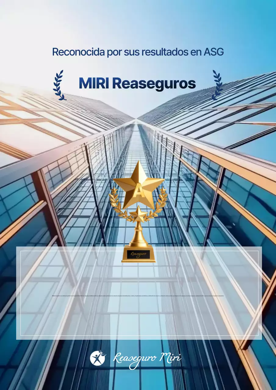 Anuncio de rendimiento de gestión moderna de Sky Blue