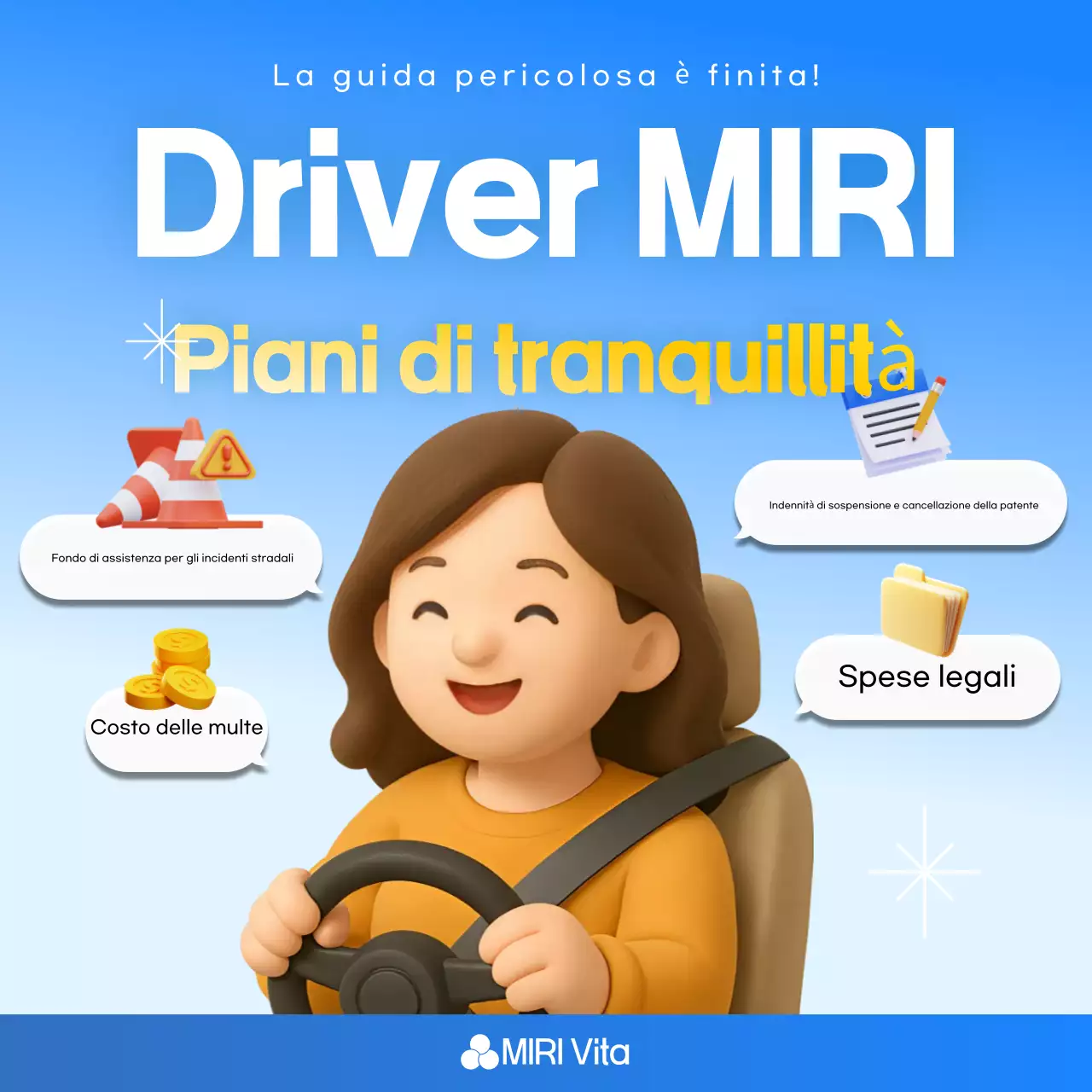 Pubblicità di Blue Simple Insurance