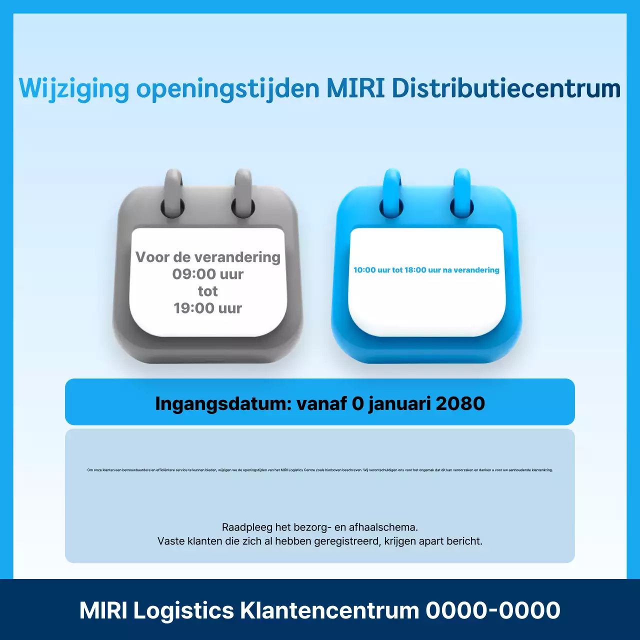 Sky Blue Clean Notice-gids