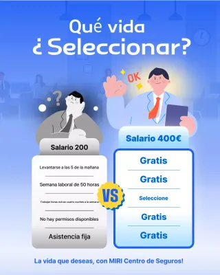 Anuncio de selección de empleo de Blue Modern