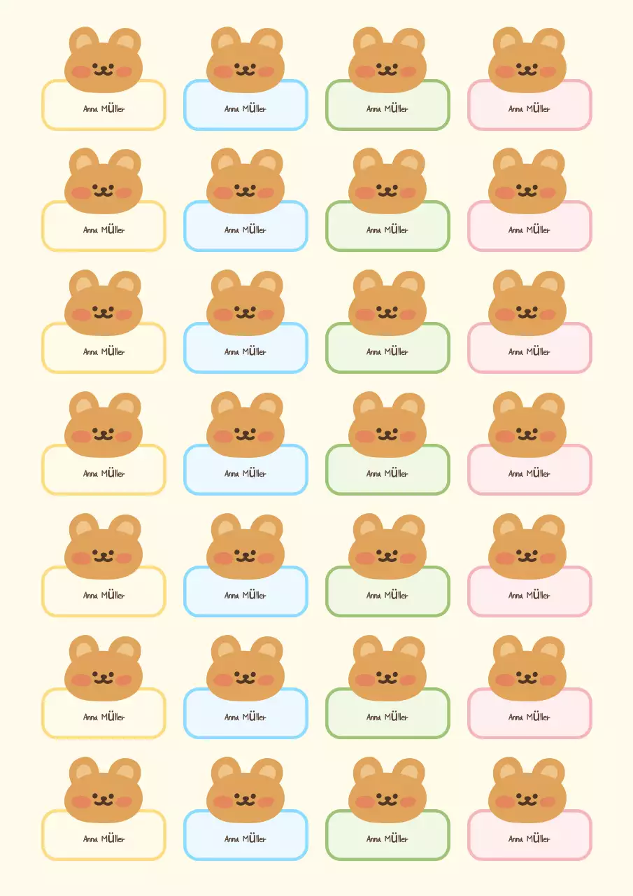 Beige Babyaufkleber Spruch