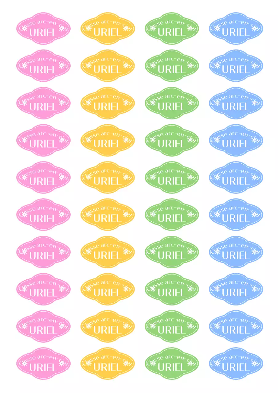 Phrase autocollante simple fluorescente