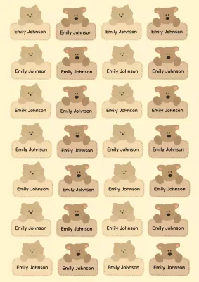 Frasa stiker bayi krem