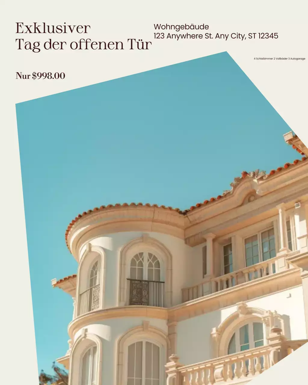 Beige Simple Immobilienmarketing