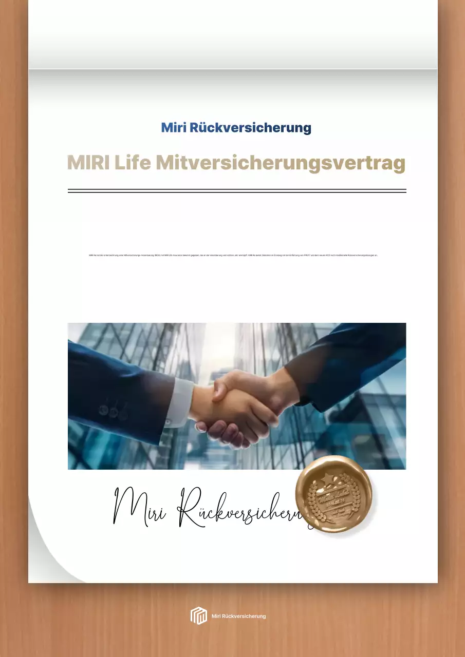 Brown Classic Versicherungsvertrag
