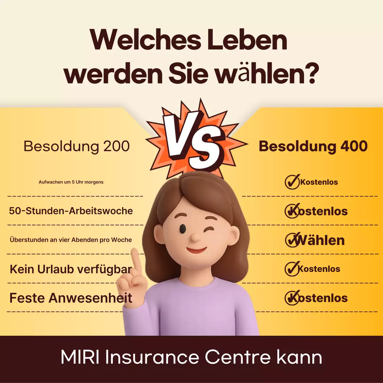 Orange Simple Office Life-Aktion