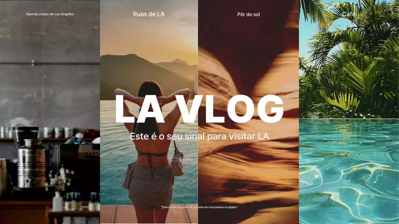 Promoção de viagens Orange Modern
