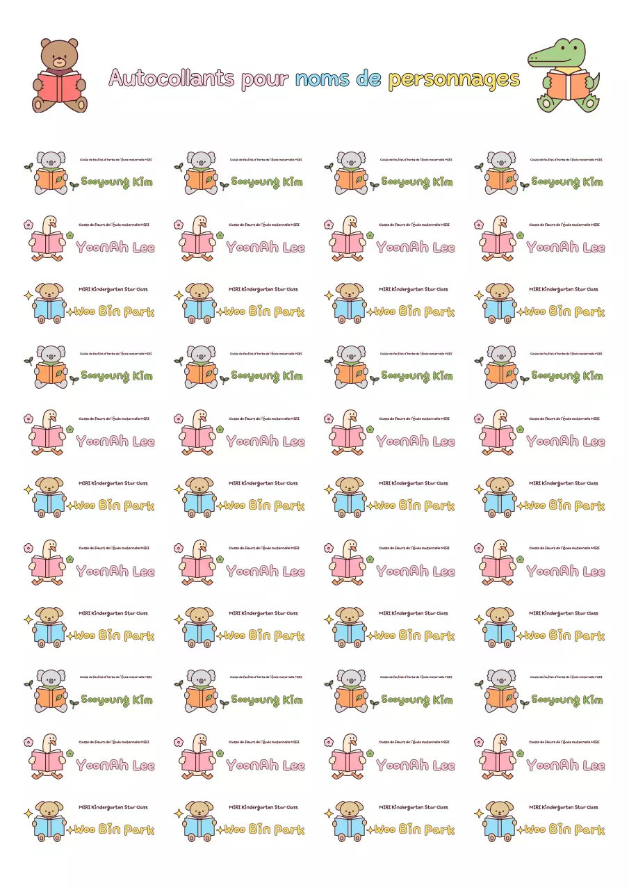 Autocollant bébé bleu avec phrase